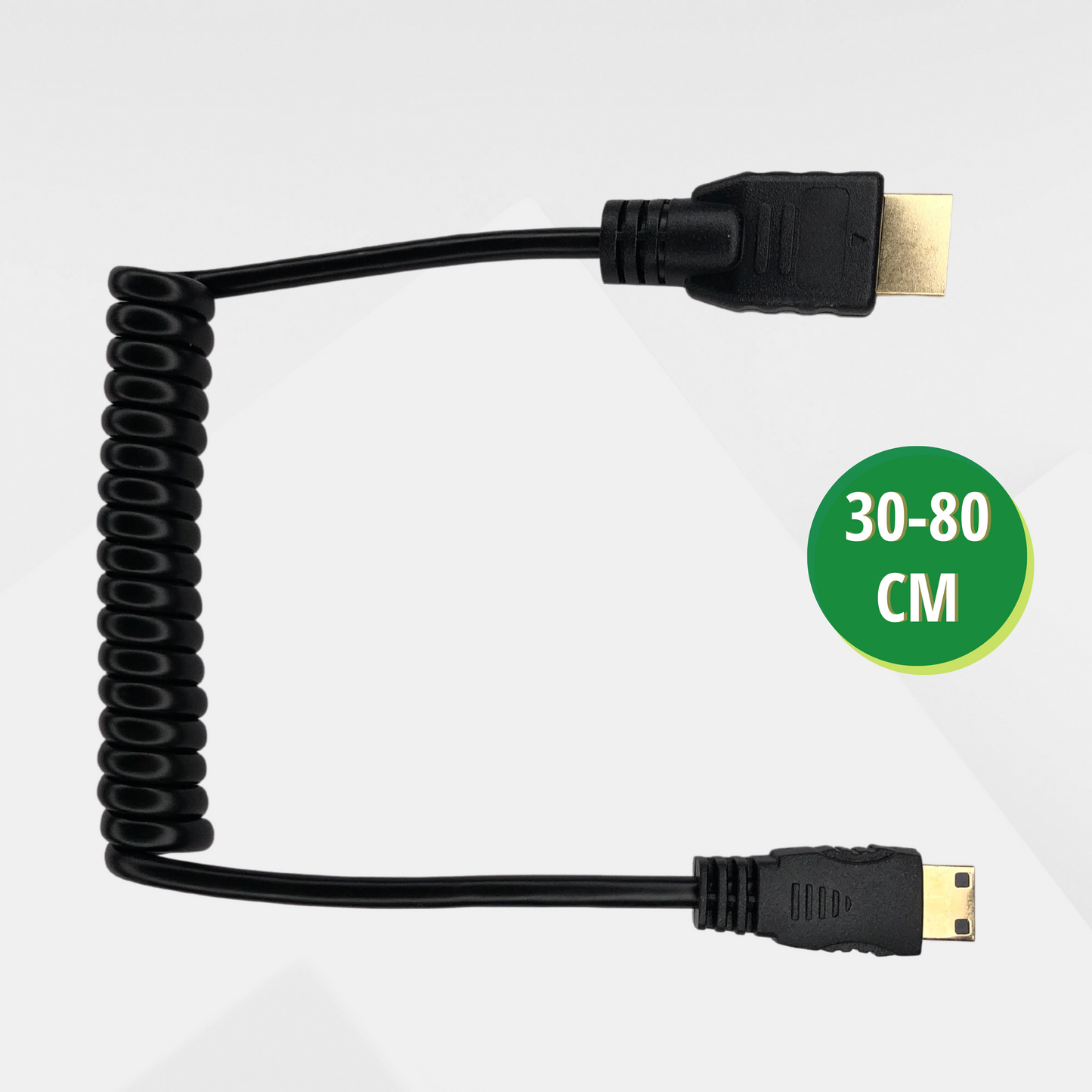 DYNOTEK Kabel Coiled Full HDMI to Mini HDMI 30-80CM Full HD