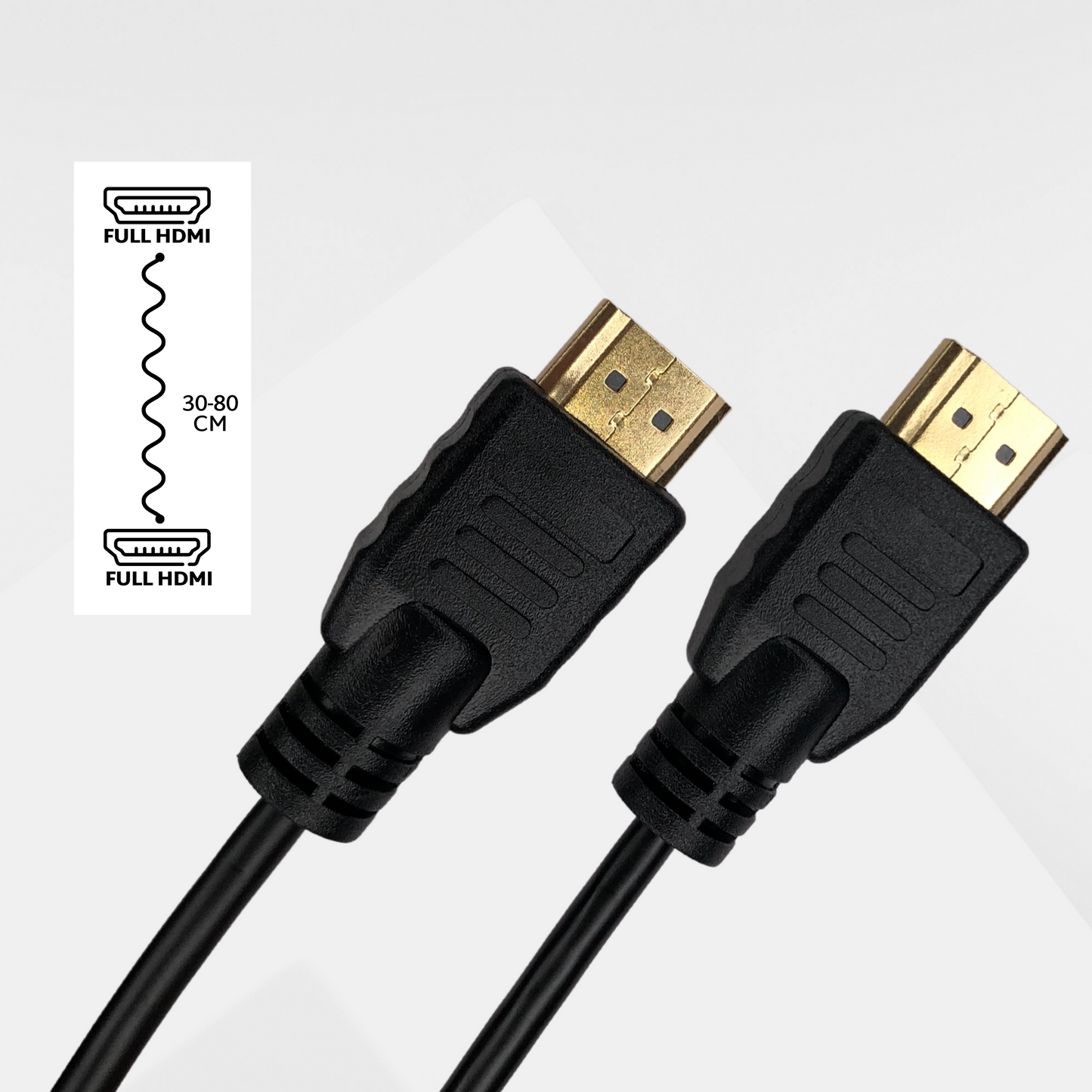 DYNOTEK Kabel Coiled Full HDMI to Full HDMI 30-80CM Full HD