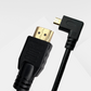 DYNOTEK Kabel Coiled Full HDMI to Micro HDMI 30-80CM Right Angle